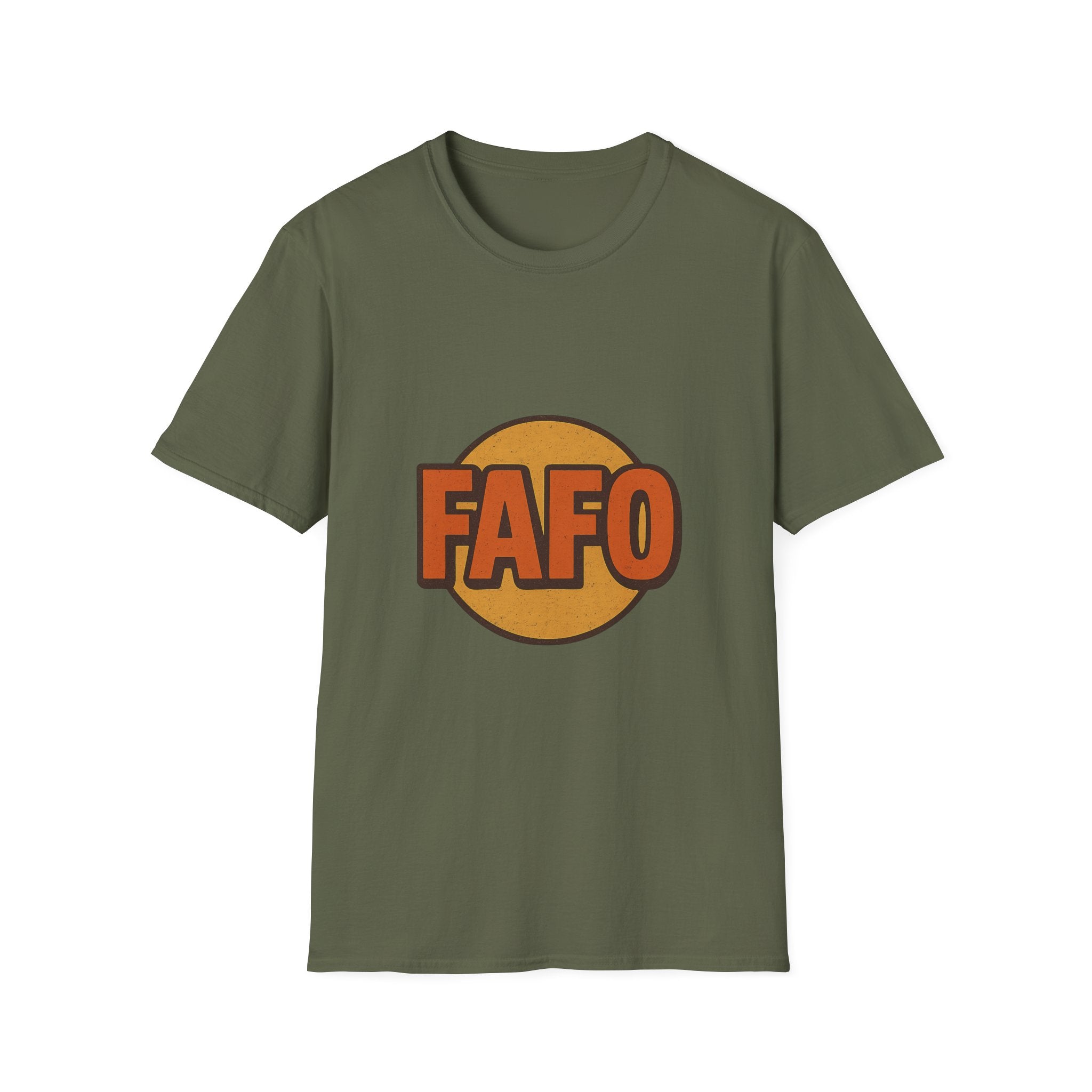 FAFO Graphic Unisex Softstyle T-Shirt, Cool Casual Tee, Gift for Friends, Everyday Wear, Perfect for Parties, Fun Statement Shirt