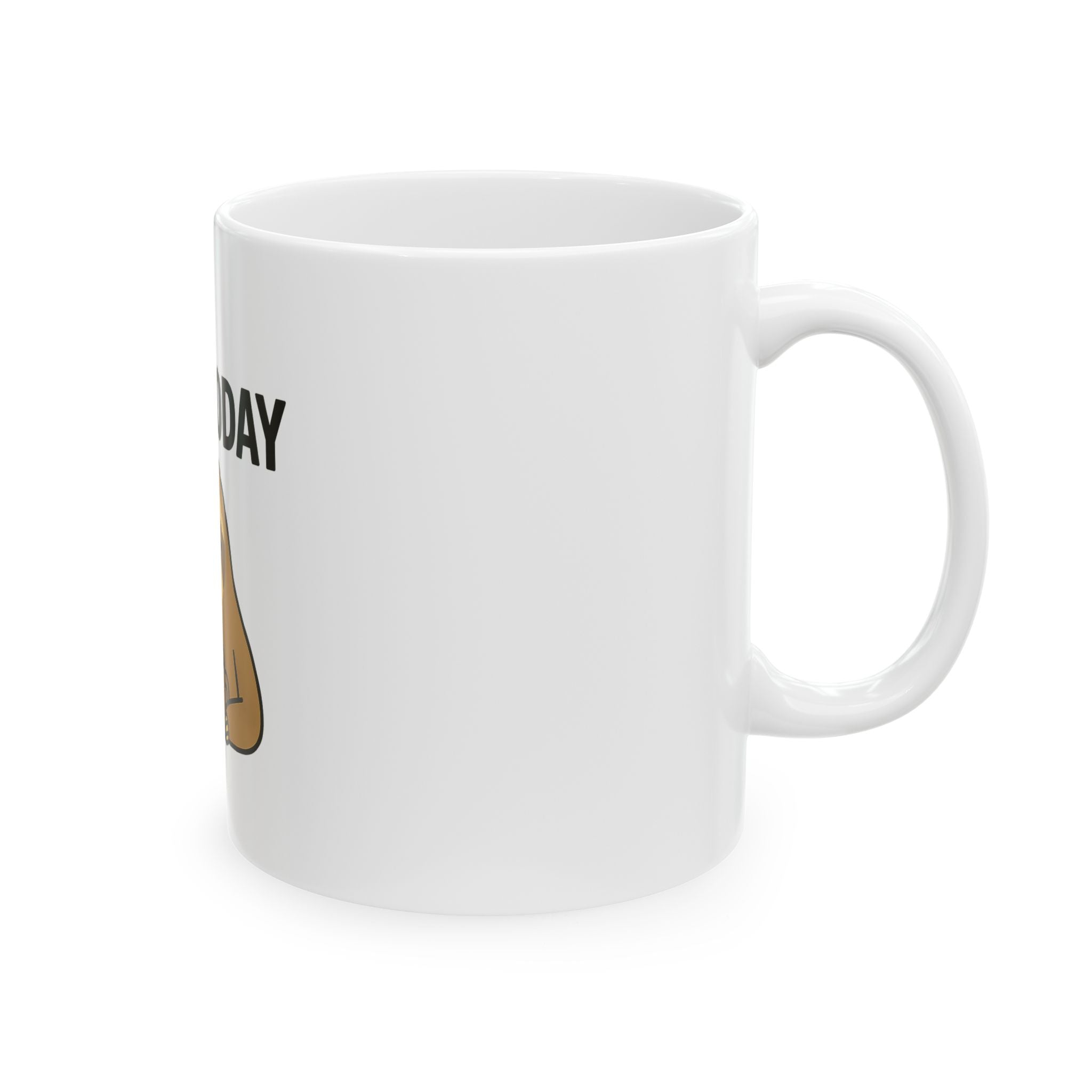 Not Today Sloth Ceramic Mug, Funny Coffee Mug, Gift for Coffee Lovers, Cute Sloth Mug, Sloth Lover Gift, Humorous Drinkware