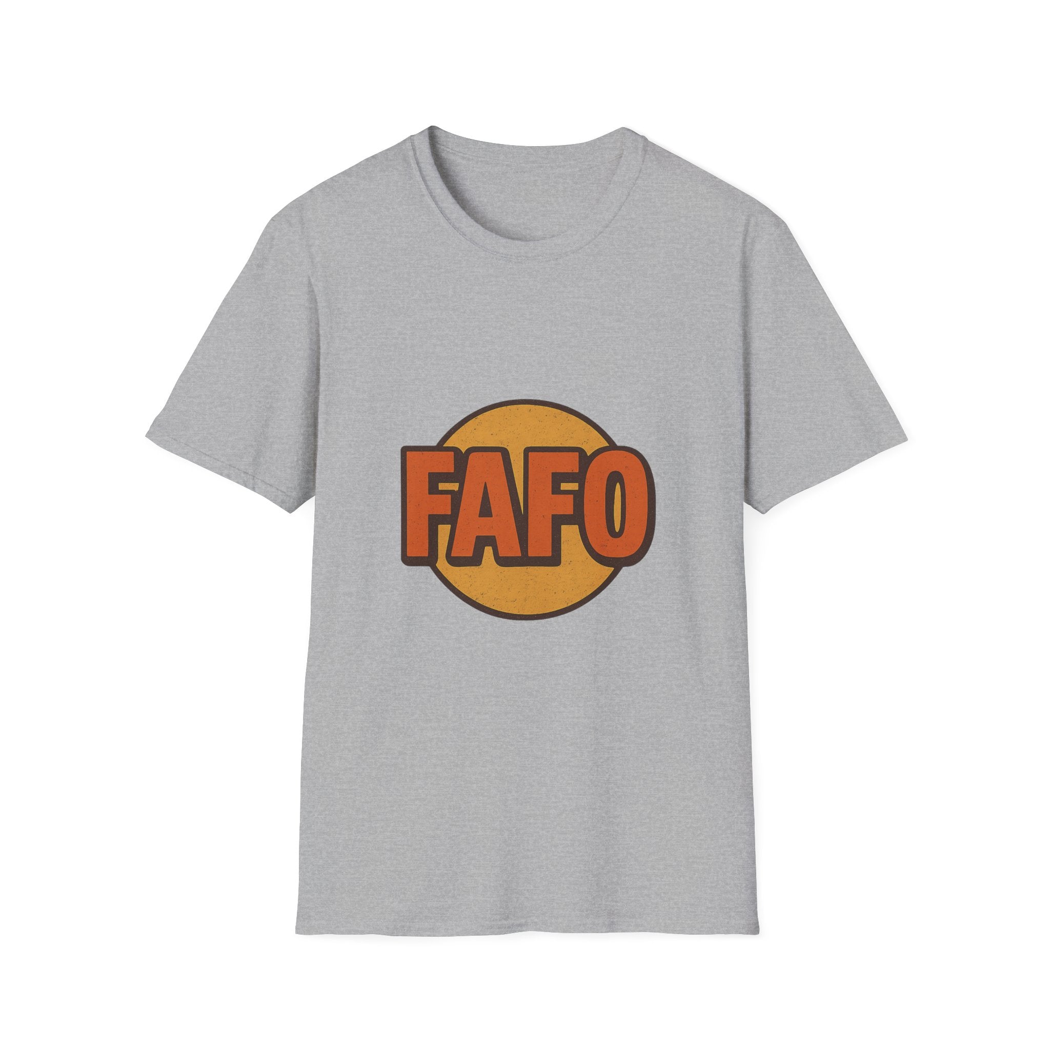 FAFO Graphic Unisex Softstyle T-Shirt, Cool Casual Tee, Gift for Friends, Everyday Wear, Perfect for Parties, Fun Statement Shirt