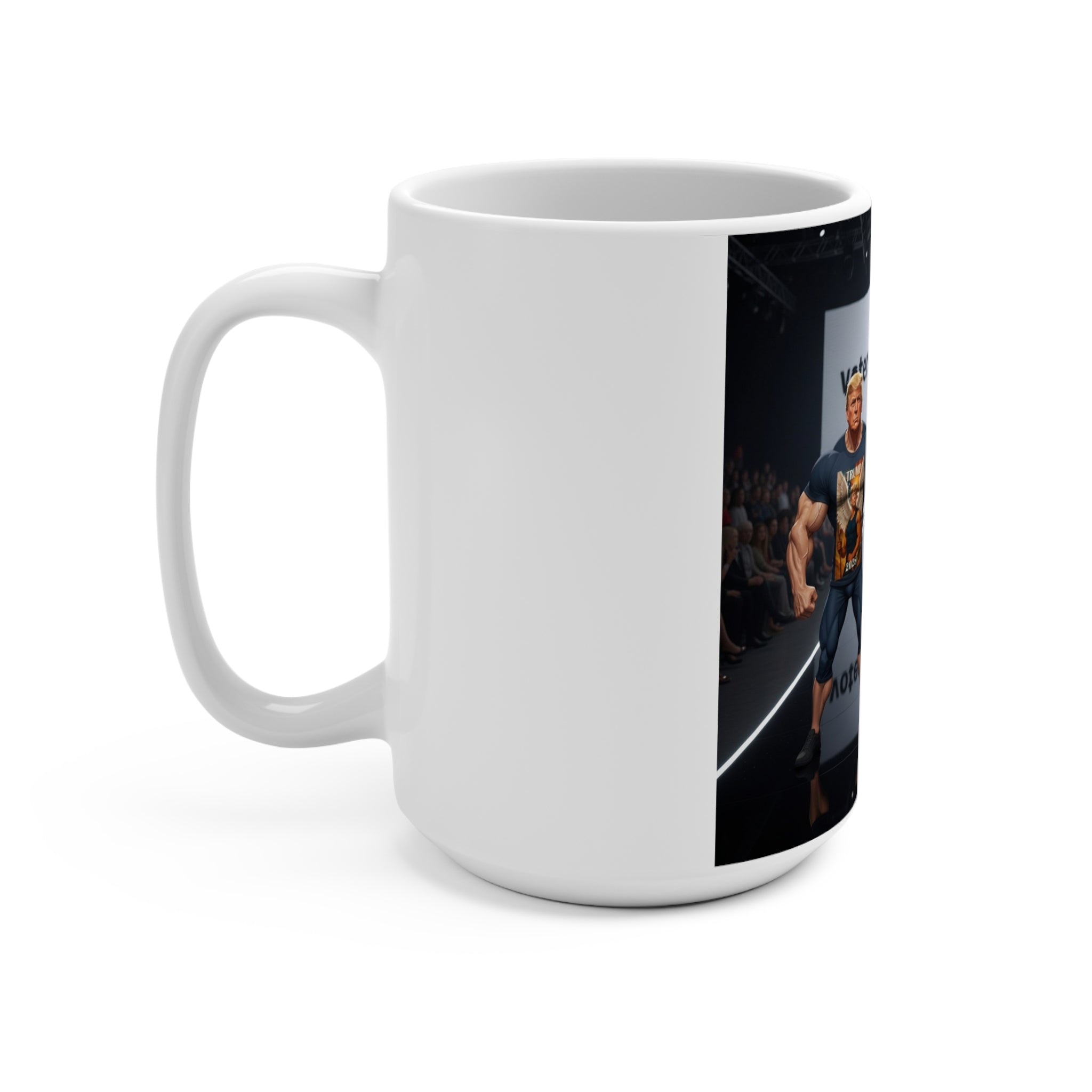 Trump-Gavin Muscle-Themed Mug