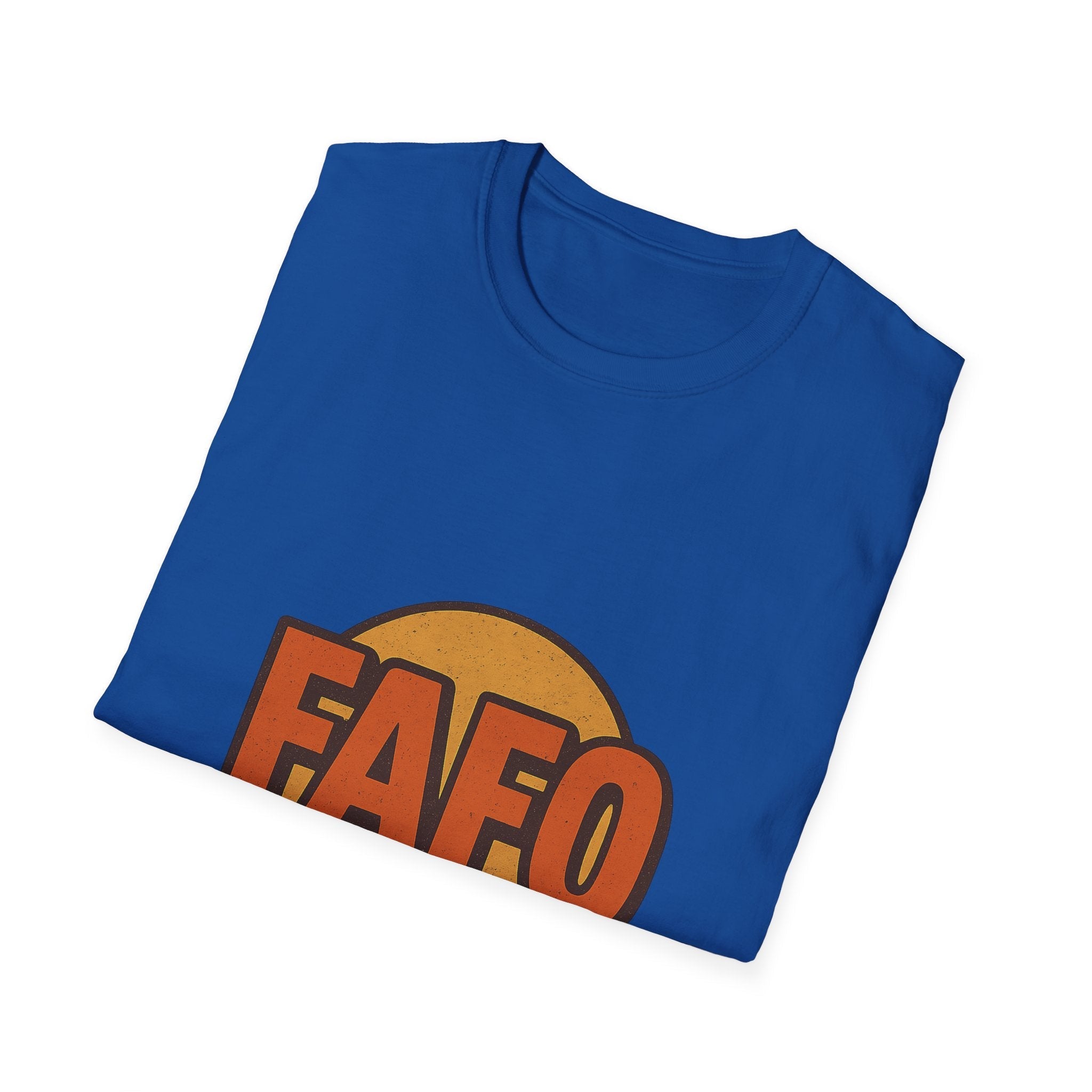 FAFO Graphic Unisex Softstyle T-Shirt, Cool Casual Tee, Gift for Friends, Everyday Wear, Perfect for Parties, Fun Statement Shirt