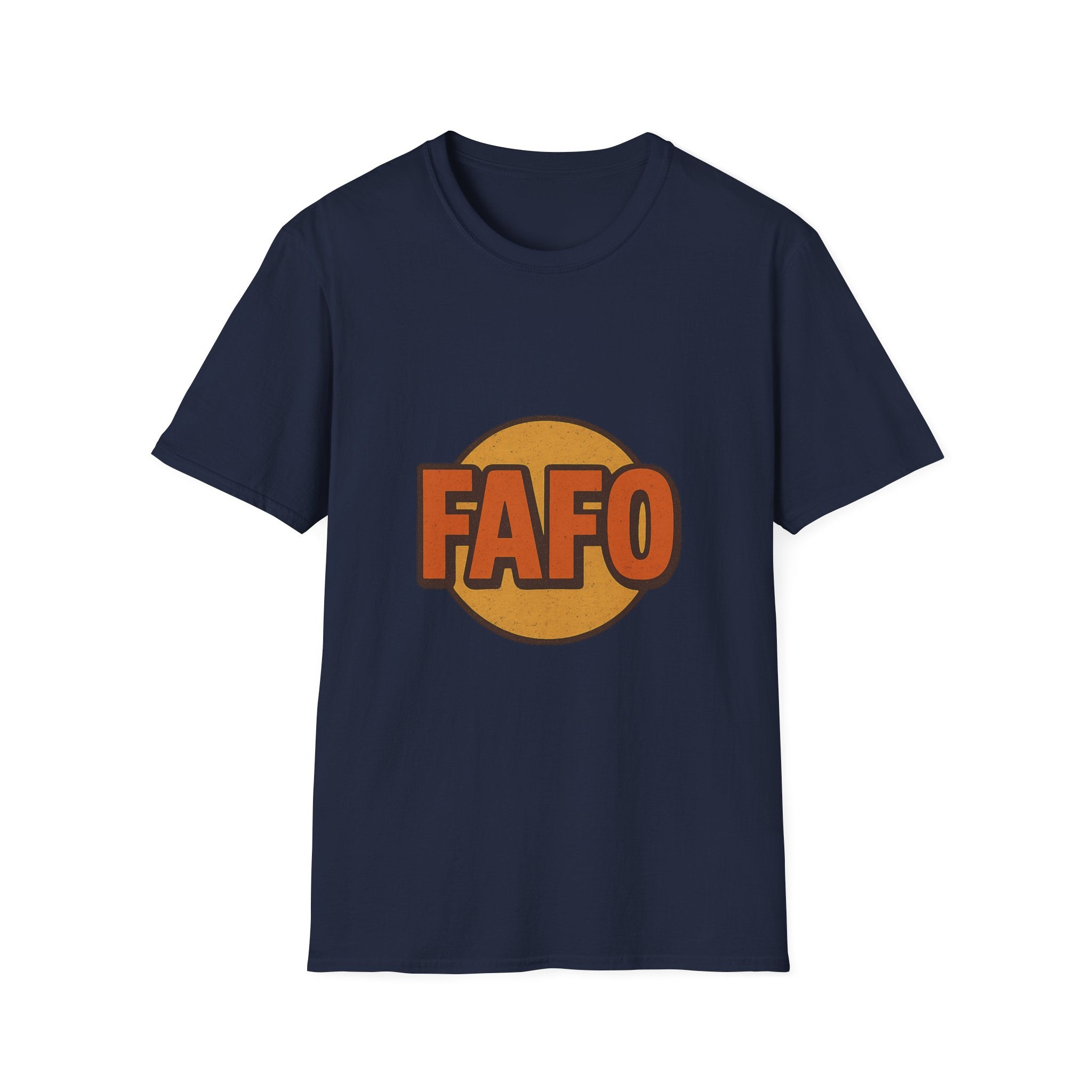 FAFO Graphic Unisex Softstyle T-Shirt, Cool Casual Tee, Gift for Friends, Everyday Wear, Perfect for Parties, Fun Statement Shirt