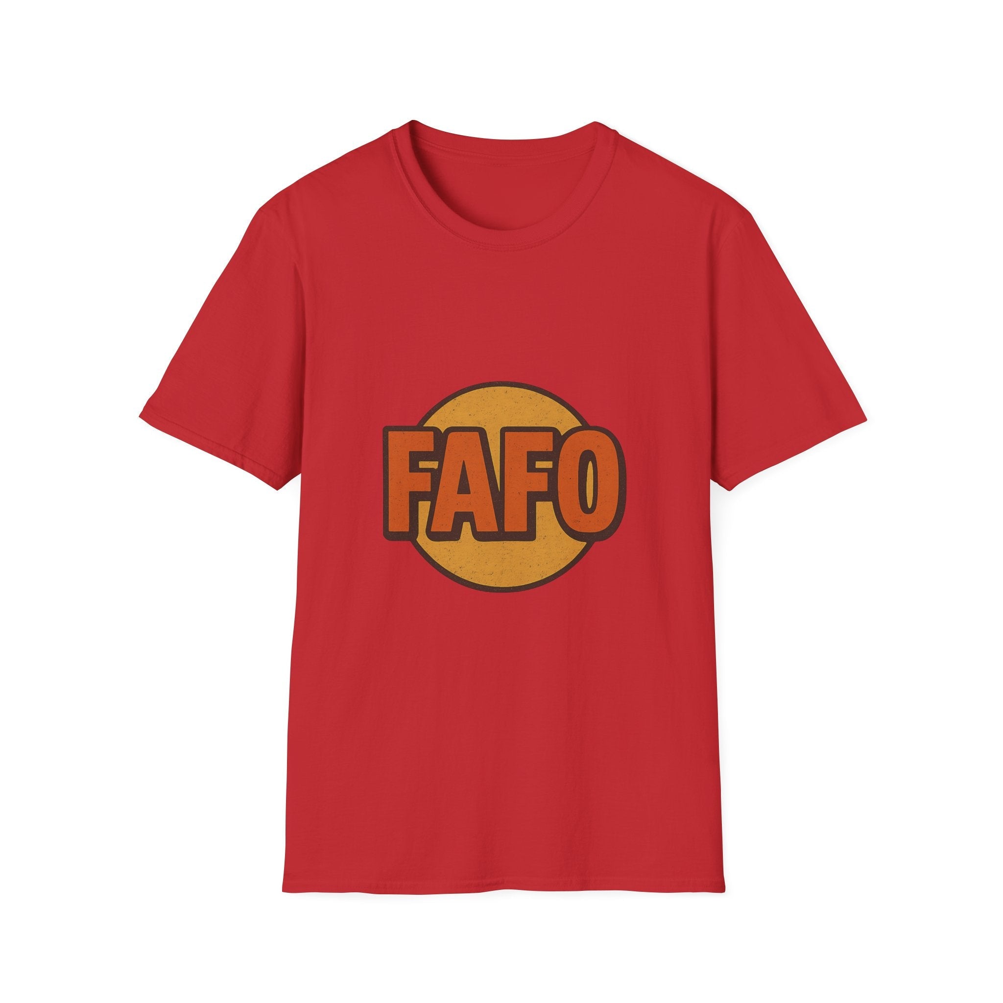 FAFO Graphic Unisex Softstyle T-Shirt, Cool Casual Tee, Gift for Friends, Everyday Wear, Perfect for Parties, Fun Statement Shirt