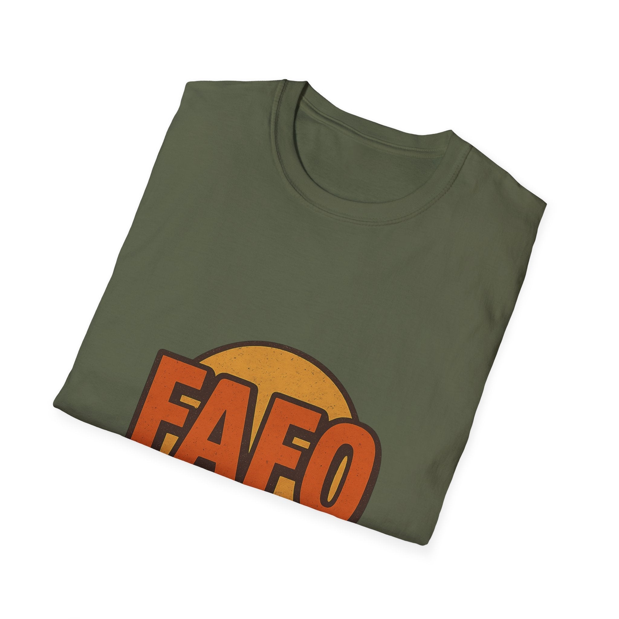 FAFO Graphic Unisex Softstyle T-Shirt, Cool Casual Tee, Gift for Friends, Everyday Wear, Perfect for Parties, Fun Statement Shirt