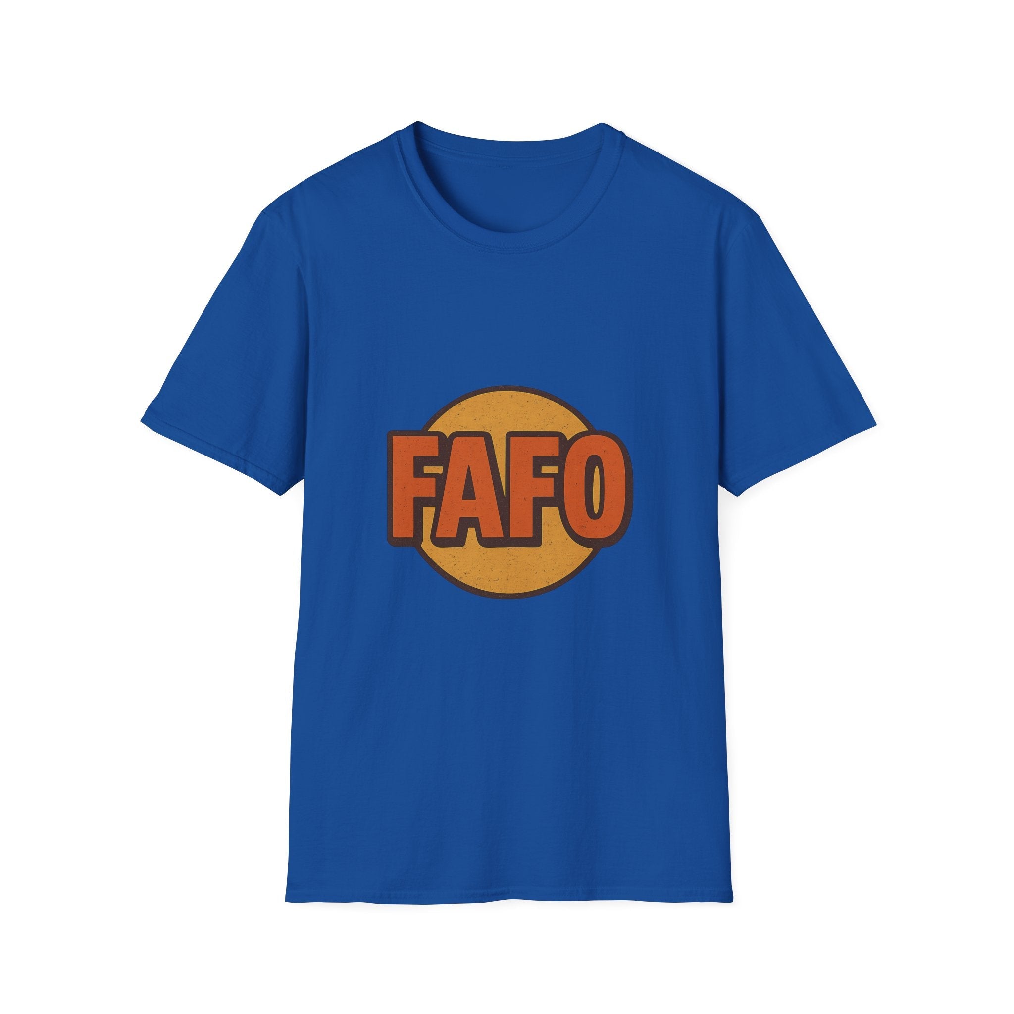 FAFO Graphic Unisex Softstyle T-Shirt, Cool Casual Tee, Gift for Friends, Everyday Wear, Perfect for Parties, Fun Statement Shirt