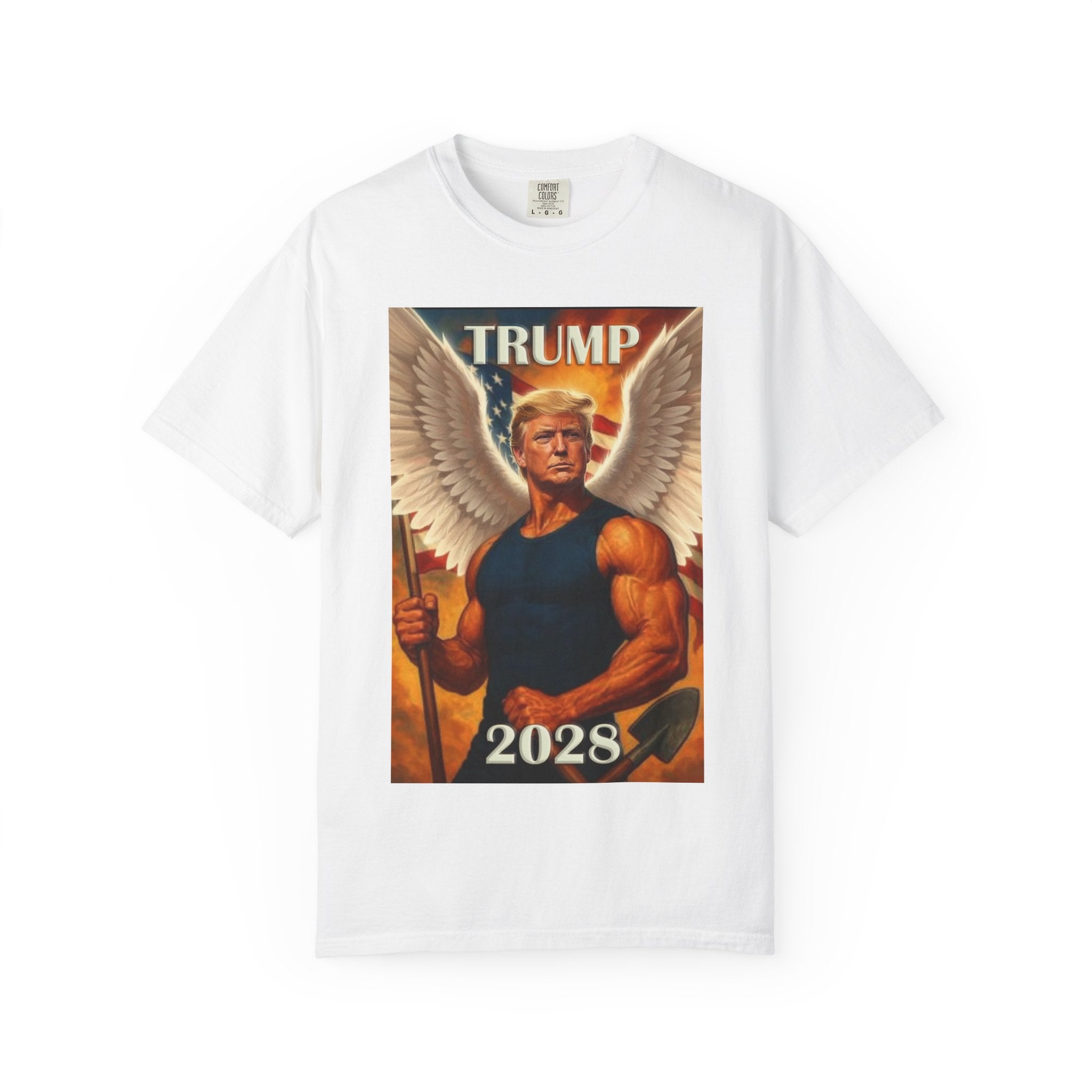 Trump 2028 Design, Garment-Dyed T-Shirt, Political Apparel, Unisex Tee, Election 2024, Gift for Supporters, Casual Wear
