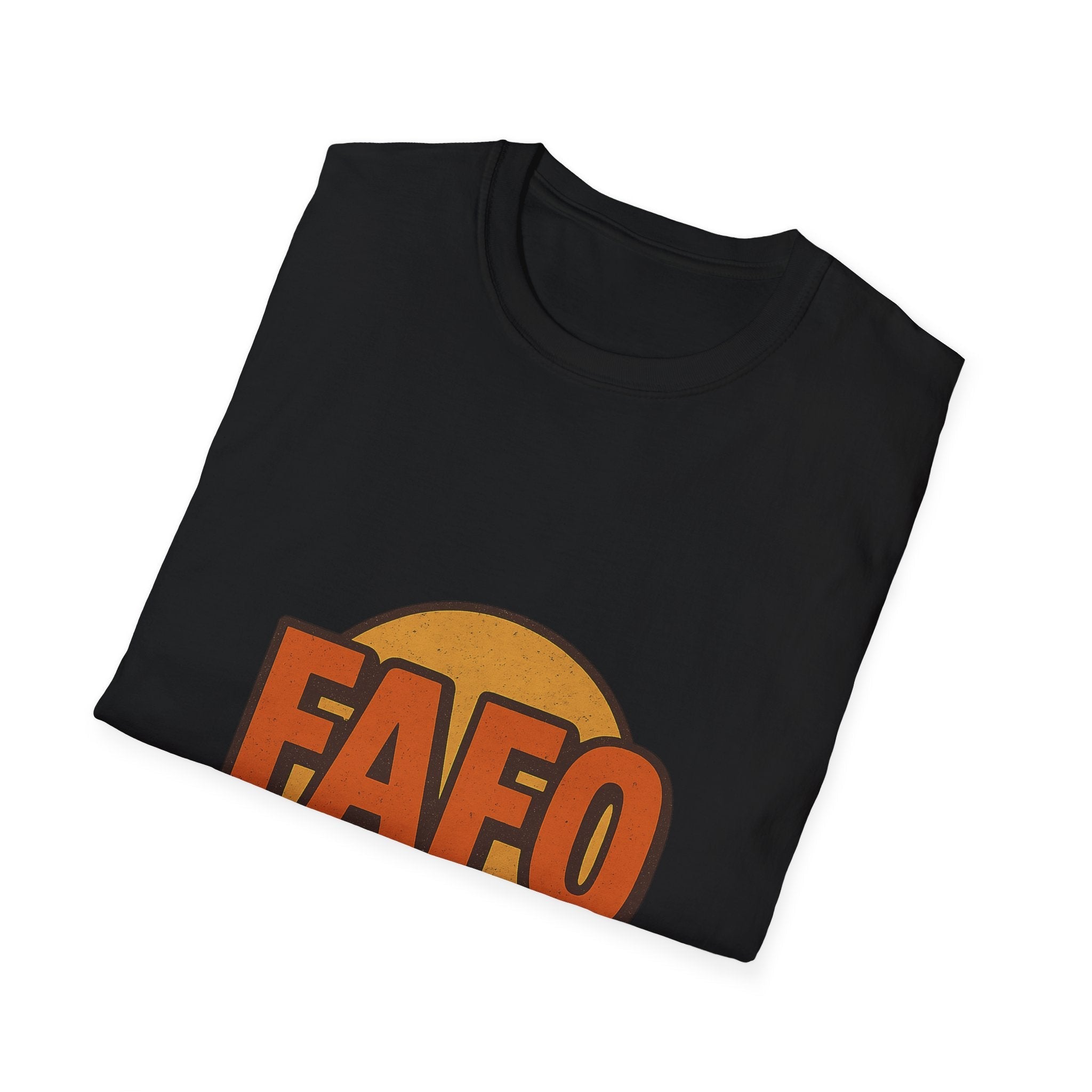FAFO Graphic Unisex Softstyle T-Shirt, Cool Casual Tee, Gift for Friends, Everyday Wear, Perfect for Parties, Fun Statement Shirt