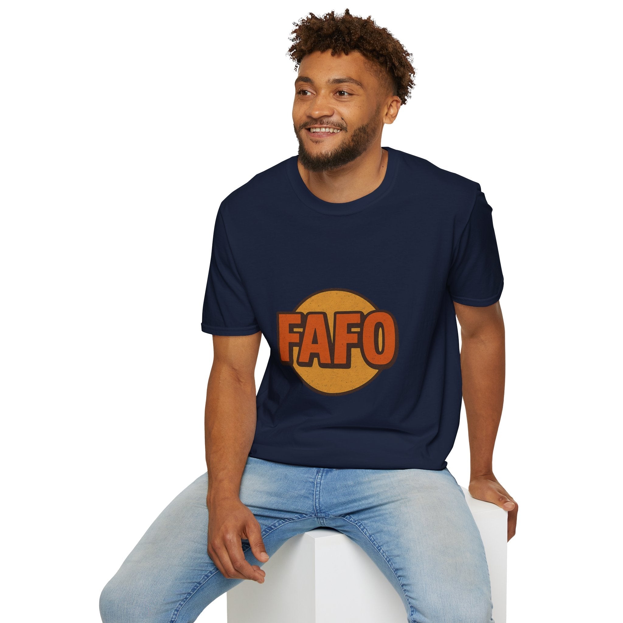 FAFO Graphic Unisex Softstyle T-Shirt, Cool Casual Tee, Gift for Friends, Everyday Wear, Perfect for Parties, Fun Statement Shirt