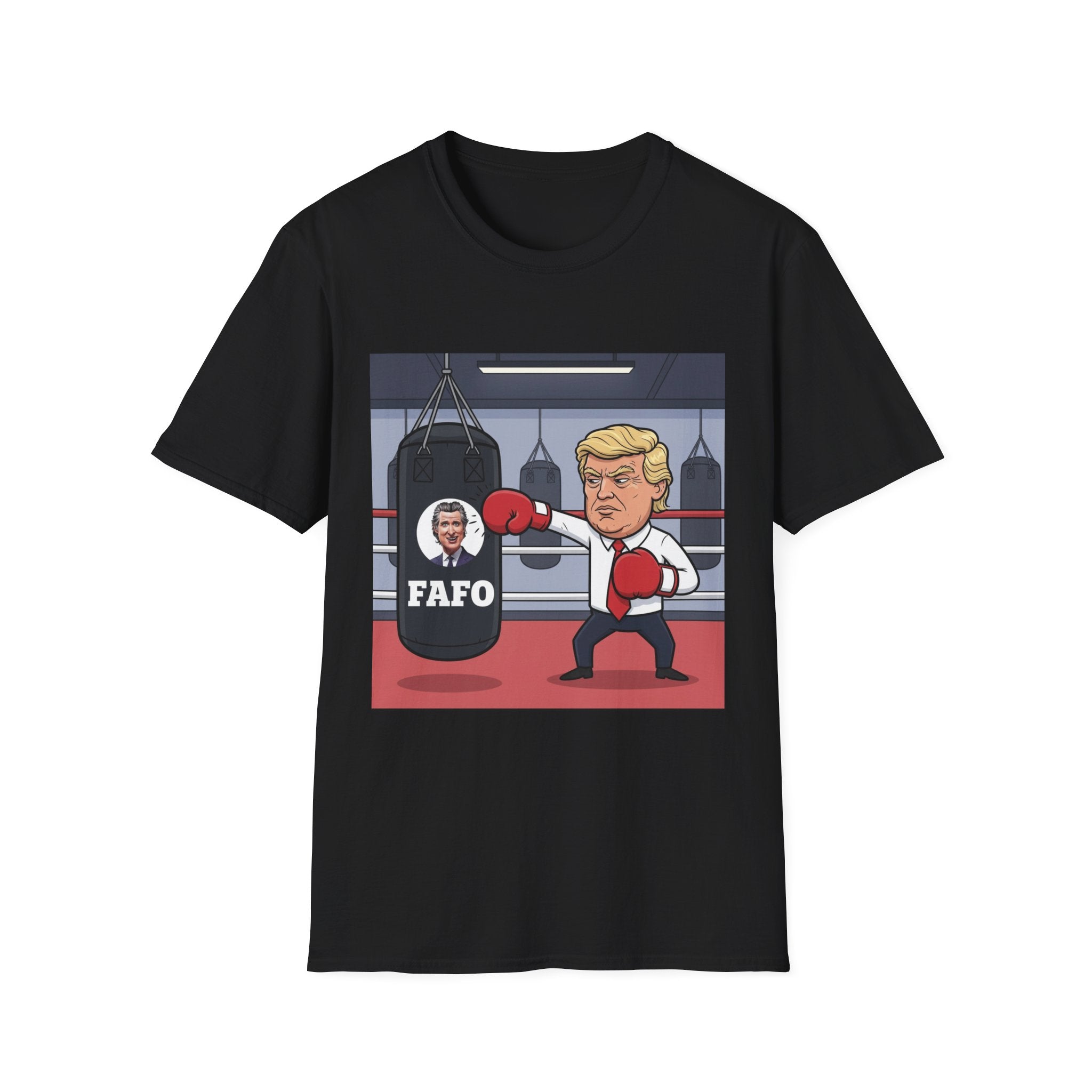 Trump Playful Boxing Themed T-Shirt - Perfect for Sports Lovers, Gifts for Friends, Fitness Apparel, Workout Humor, Fun Party Outfit