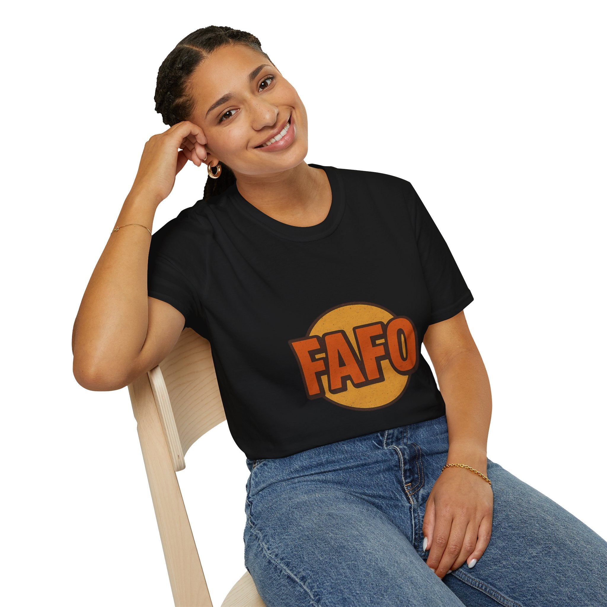 FAFO Graphic Unisex Softstyle T-Shirt, Cool Casual Tee, Gift for Friends, Everyday Wear, Perfect for Parties, Fun Statement Shirt
