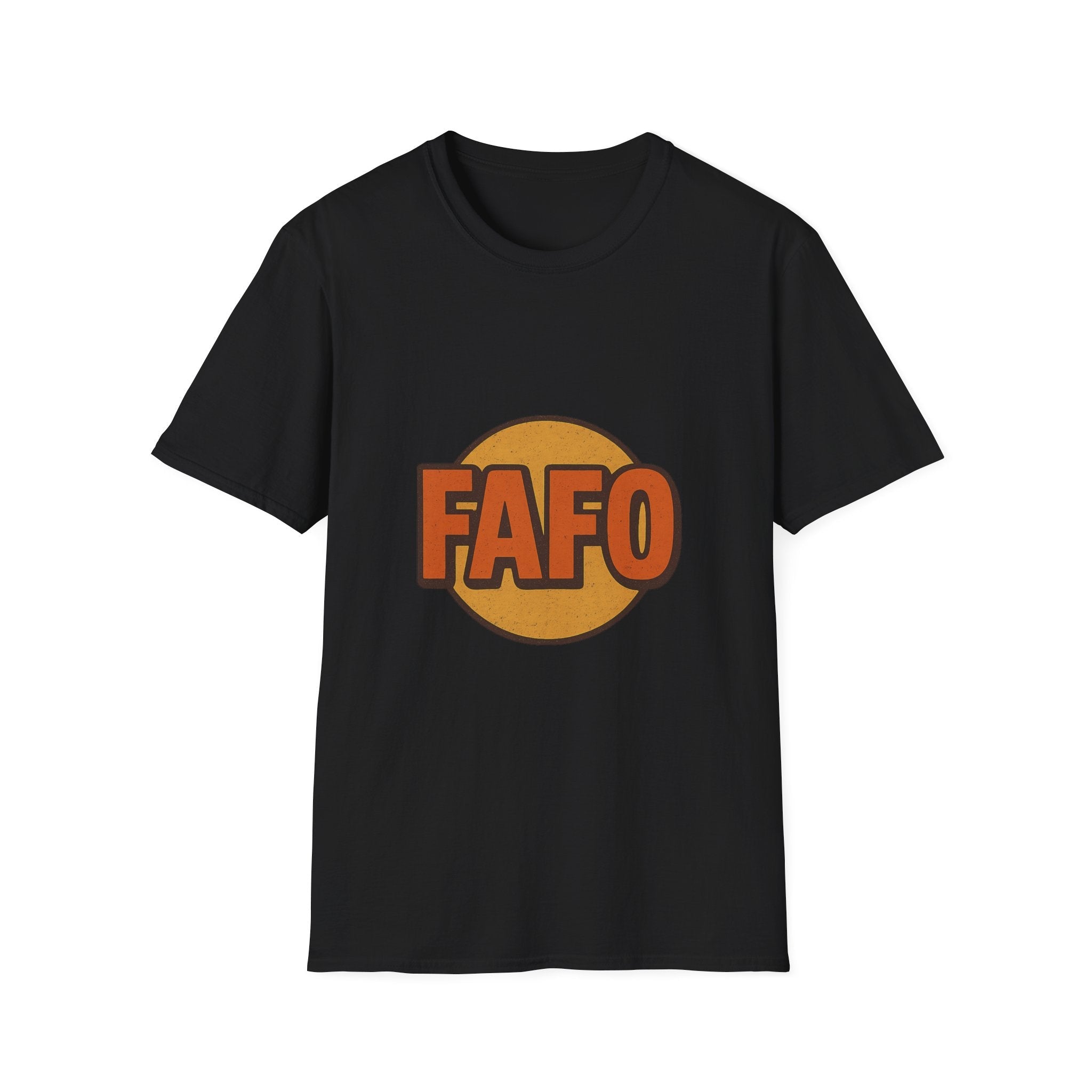 FAFO Graphic Unisex Softstyle T-Shirt, Cool Casual Tee, Gift for Friends, Everyday Wear, Perfect for Parties, Fun Statement Shirt