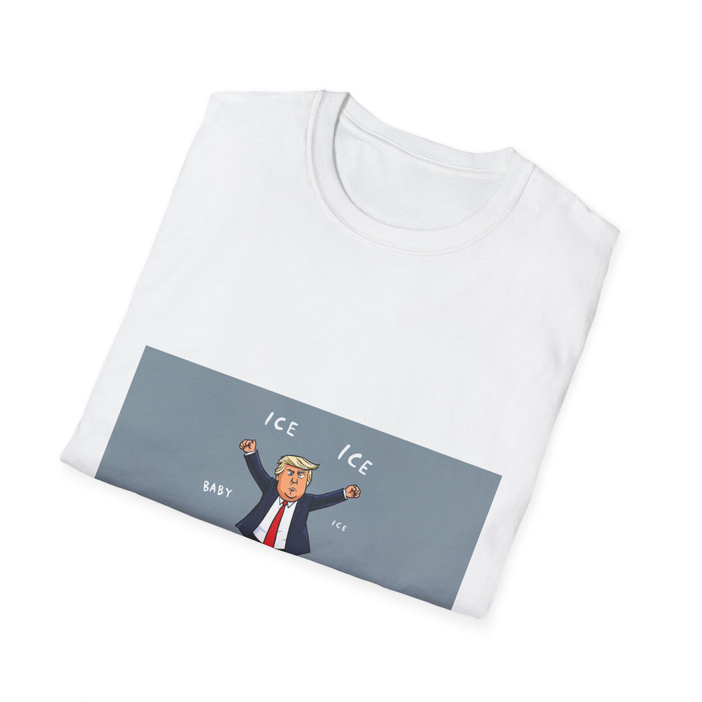 Ice Ice Baby Unisex T-Shirt, Funny Tee, Gift for Music Lovers, Casual Wear, Summer Fashion, Unique Birthday Present